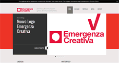 Desktop Screenshot of emergenzacreativa.it